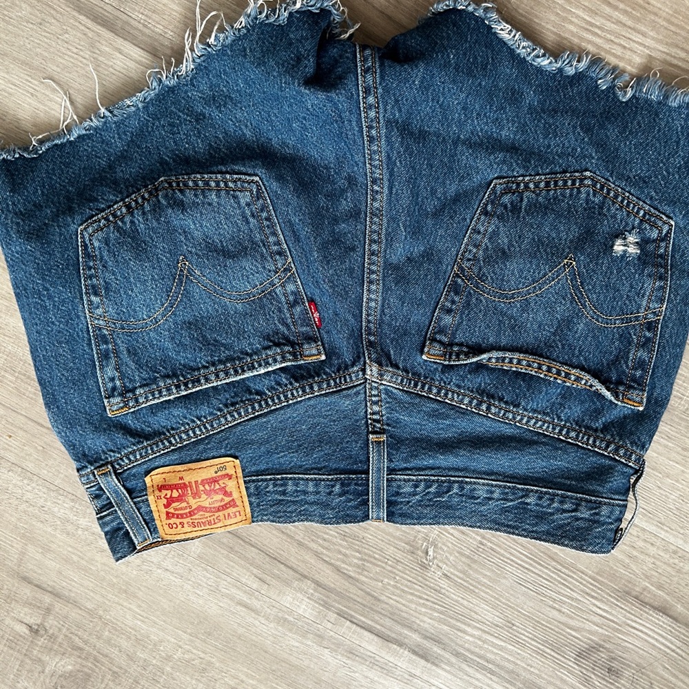 Levi's Blue Jean Shorts